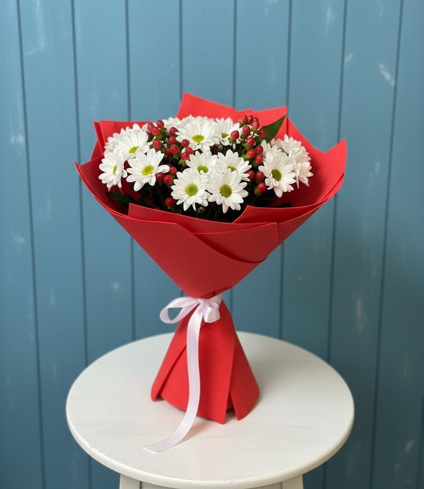 Букет цветов из: Хризантемы в Бурее