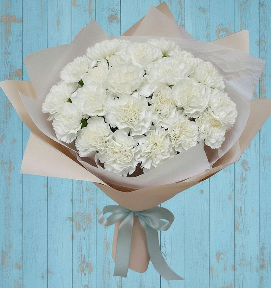 Букет цветов из: Гвоздики в Бурее