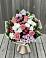 Букет цветов из: Альстромерии, Гвоздики, Розы и Хризантемы в Бурее