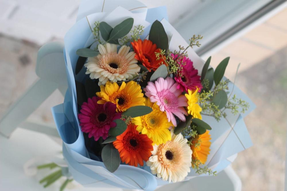 Букет цветов из: Герберы в Бурее