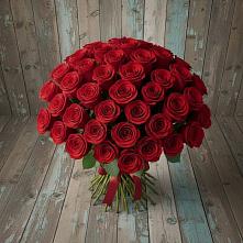 Букет 55 Красных роз Фридом #REPLACE_PRED# Бурее