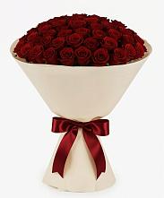 Букет 101 Бордовая роза Блэк Бакарра в Бурее