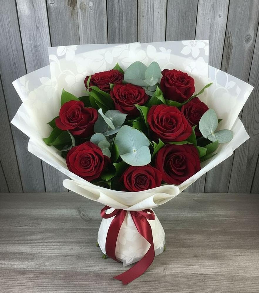 Букет цветов из: Розы в Бурее