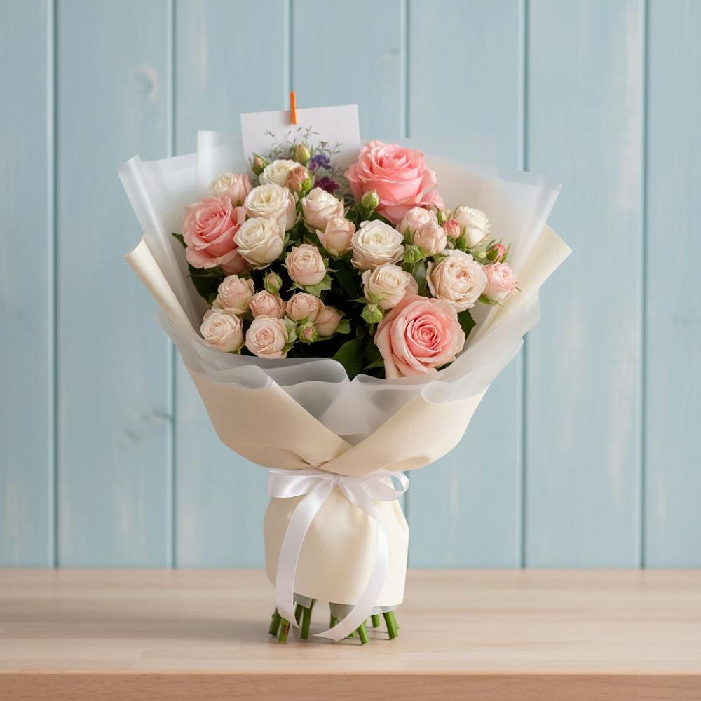 Букет цветов из: Розы в Бурее