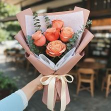 Букет цветов из:  Розы в Бурее