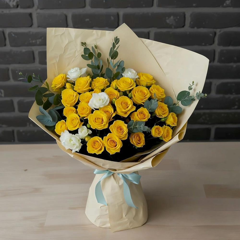 Букет цветов из: Розы в Бурее