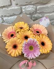Букет цветов из:  Герберы #REPLACE_PRED# Бурее