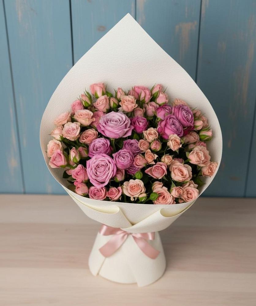 Букет цветов из: Розы в Бурее