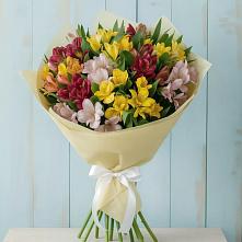 Букет цветов из:  Альстромерии #REPLACE_PRED# Бурее