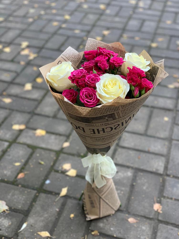 Букет цветов из: Розы в Бурее