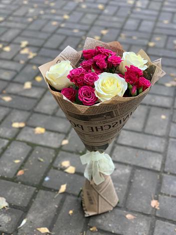 Букет цветов из: Розы в Бурее