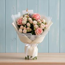Букет цветов из:  Розы в Бурее