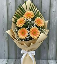 Букет цветов из:  Герберы в Бурее