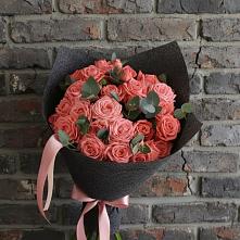 Букет цветов из:  Розы #REPLACE_PRED# Бурее