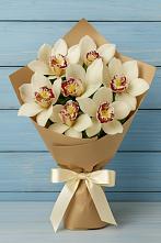 Букет цветов из:  Орхидеи и Розы в Бурее