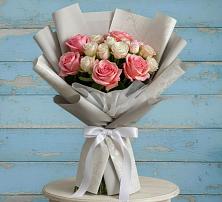 Букет цветов из:  Розы #REPLACE_PRED# Бурее