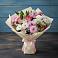 Букет цветов из: Хризантемы, Альстромерии и Розы в Бурее